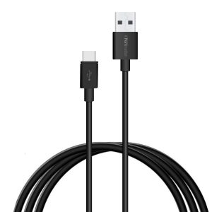Portronics POR-656 Konnect Core 1M Type C Cable with Charge & Sync Function (Black)