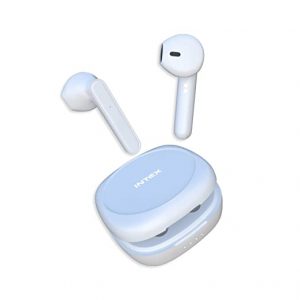 Intex Airstuds Vibe in-Ear True Wireless Bluetooth Headphones (TWS) with Bluetooth 5.0 and Charging Case (Marble White)