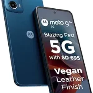 Motorola G34 5G (Ocean Green, 4GB RAM, 128GB Storage) | Fastest 5G Processor Snapdragon 695 5G | 50 MP Quad Pixel Camera with Image Auto Enhance | 5000 mAh Battery with 20 W TurboPower Charger