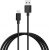 Portronics POR-655 Konnect Core 1 m Lightning Cable  (Compatible with iPhone, Black, One Cable)
